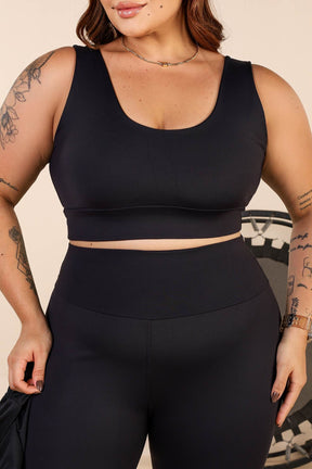 Calça Legging, Alto de Poliamida Zero Transpar�ncia